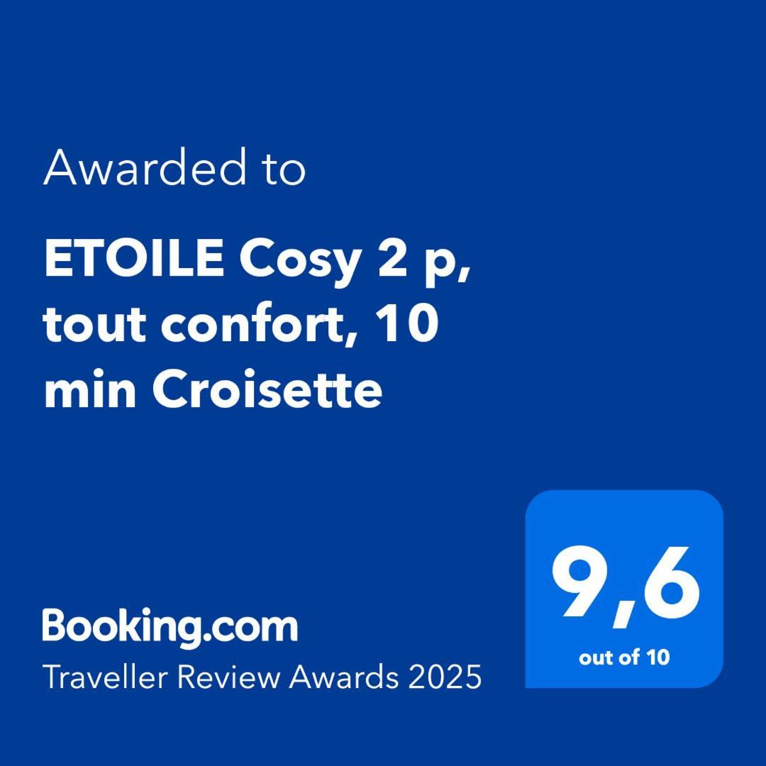Etoile Cosy 2 P, Tout Confort, 10 Min Croisette Cannes Kültér fotó